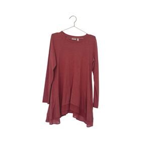 Logo lounge knit tunic top size medium